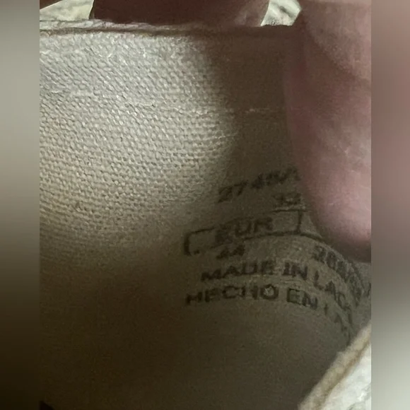 Zara canvas men’s Sz 11 - Picture 7 of 8